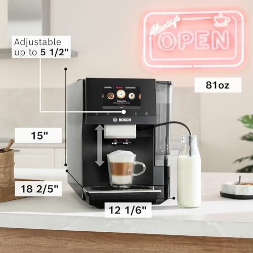 Bosch 800 Series Fully Automatic Espresso Machine – 35 Drinks & Cold Brew (TPU60309)