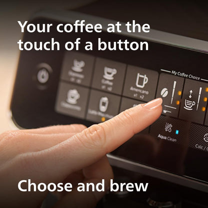 Philips 3200 Series Fully Automatic Espresso Machine with LatteGo Milk Frother (EP3241/54)