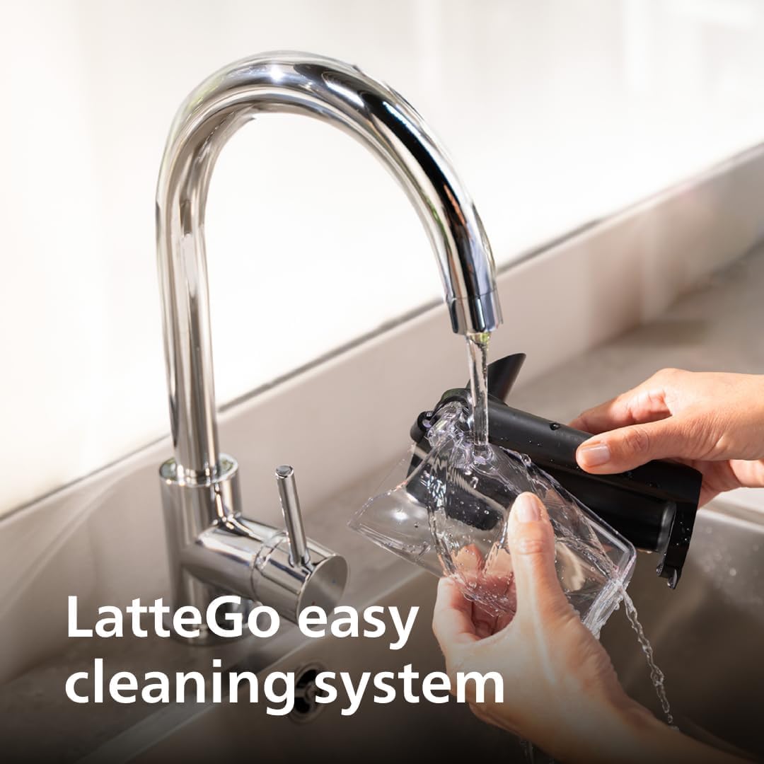 Philips 3200 Series Fully Automatic Espresso Machine with LatteGo Milk Frother (EP3241/54)