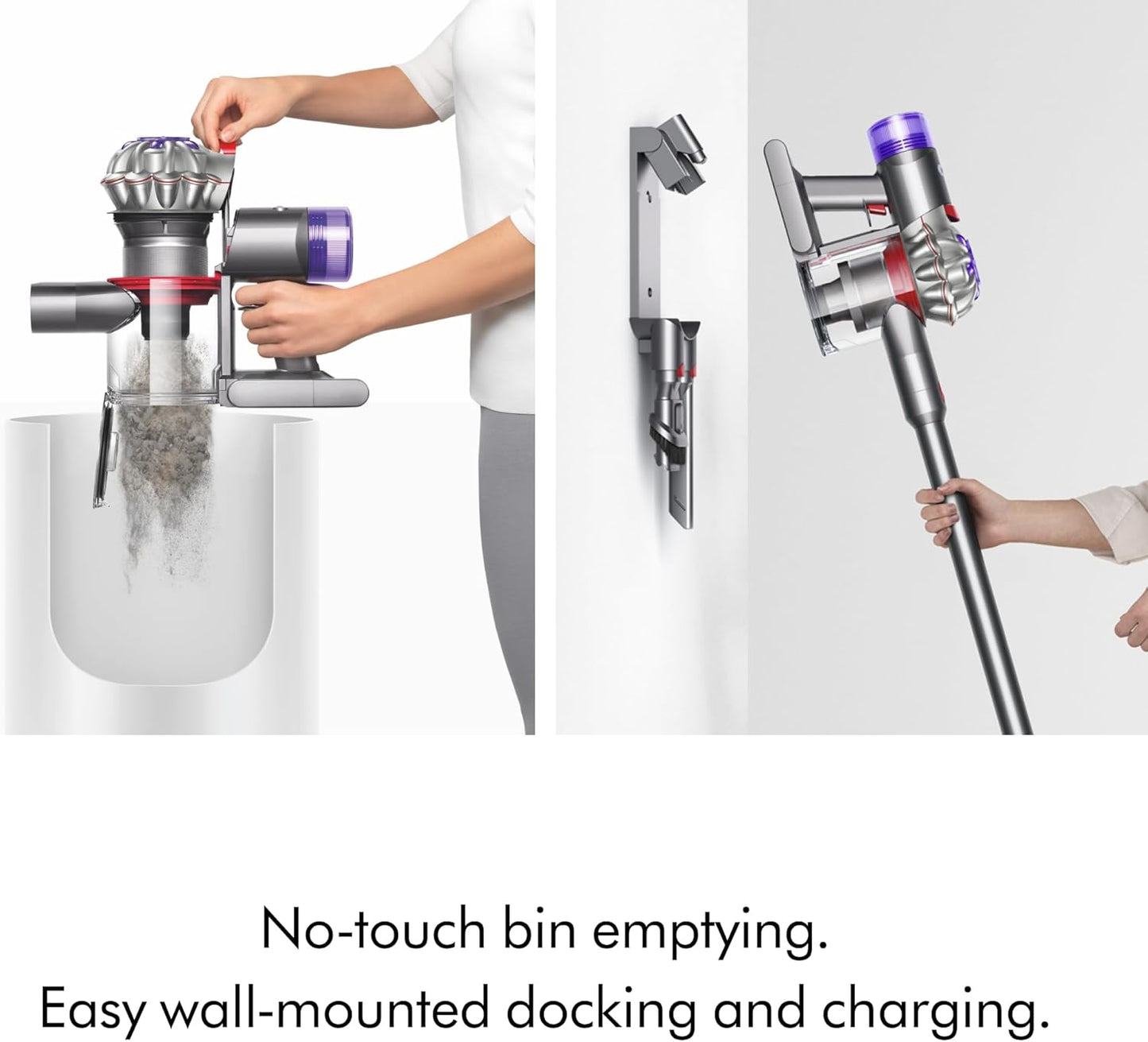Dyson V8 Cordless Vacuum – Hard Floors & Carpets, Converts to Handheld, 115AW