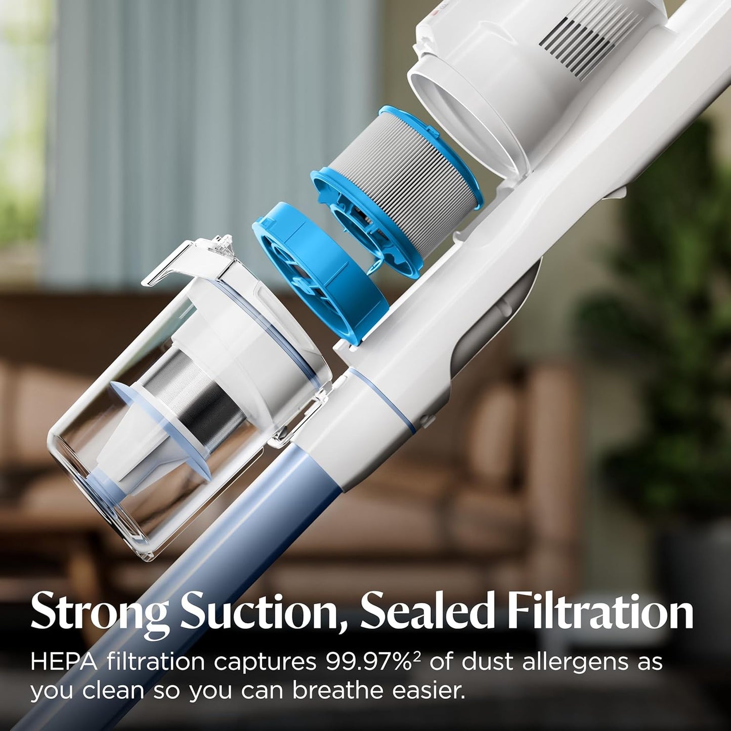 BISSELL PowerClean 200W Cordless Vacuum – Tangle-Free Brush & Removable Battery (4173)