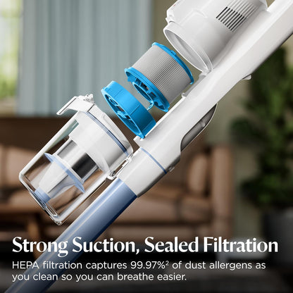 BISSELL PowerClean 200W Cordless Vacuum – Tangle-Free Brush & Removable Battery (4173)