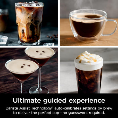 Ninja Luxe Café Premier 3-in-1 Espresso & Coffee Machine with Grinder & Frother (ES601GM)