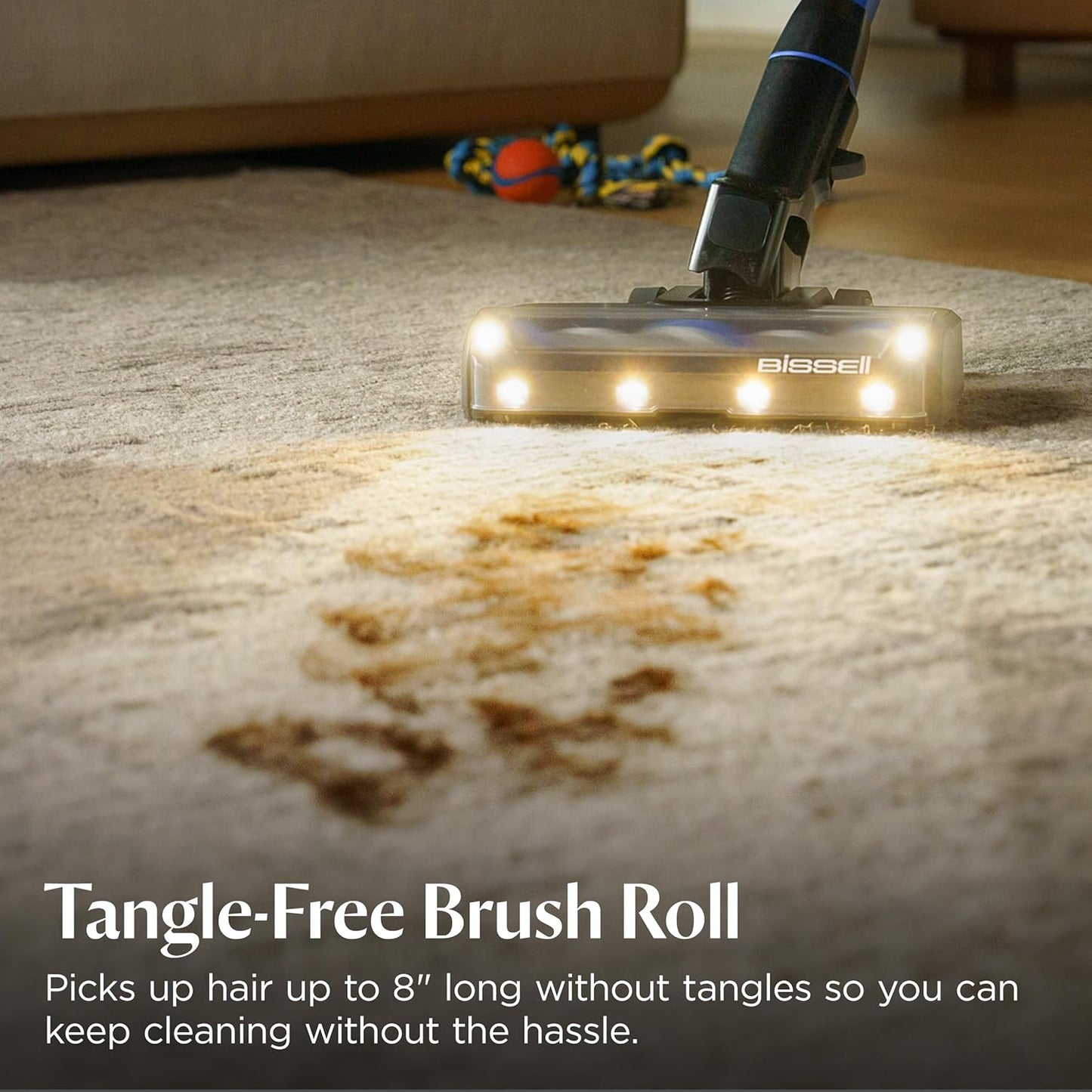 BISSELL PowerClean FurFinder 200W Cordless Vacuum – Tangle-Free Brush & Removable Battery