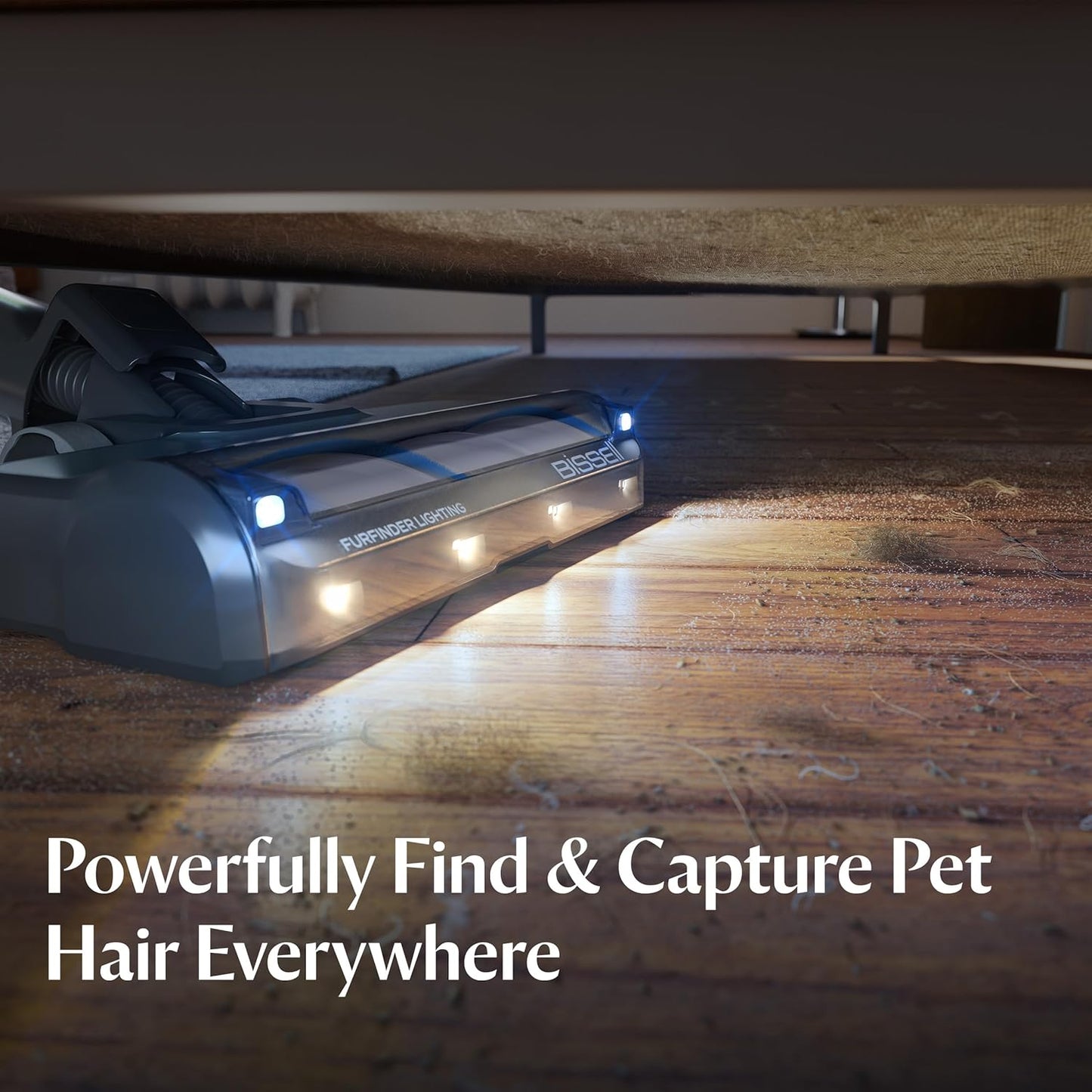 BISSELL PowerClean FurFinder 200W Cordless Vacuum – Tangle-Free Brush & Removable Battery