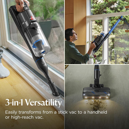 BISSELL PowerClean FurFinder 200W Cordless Vacuum – Tangle-Free Brush & Removable Battery