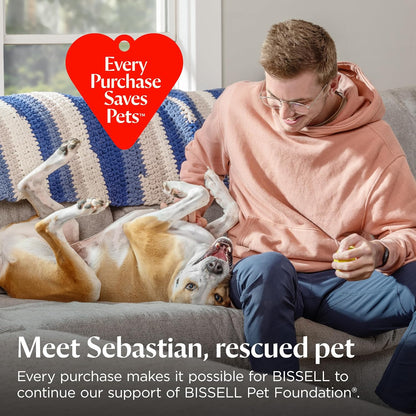 BISSELL PowerClean 200W Cordless Vacuum – Tangle-Free Brush & Removable Battery (4173)